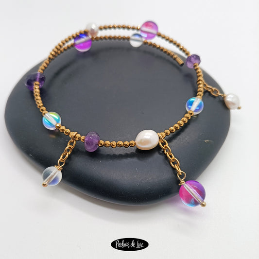 Pulsera Brazalete Amatista