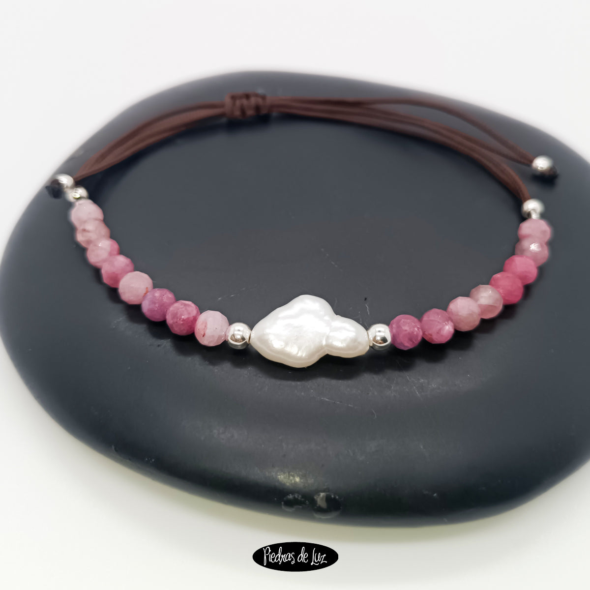 Pulsera Hilo Turmaila y Perla
