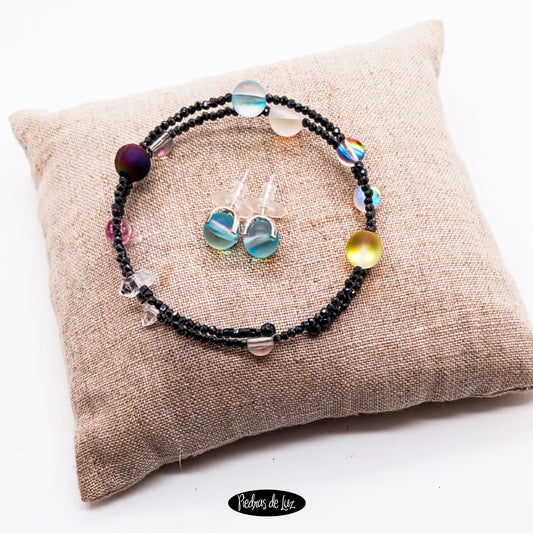 Conjunto Brazalete y Pendientes Avatar