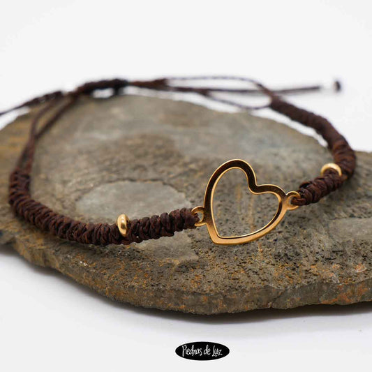 Pulsera Corazón Plata/Gold