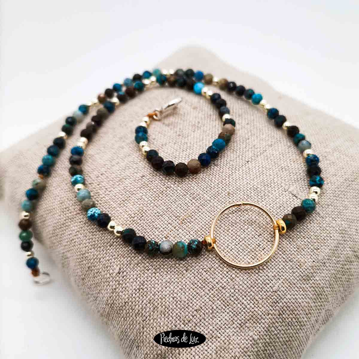 Gargantilla Crisocola