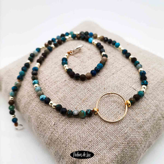 Gargantilla Crisocola