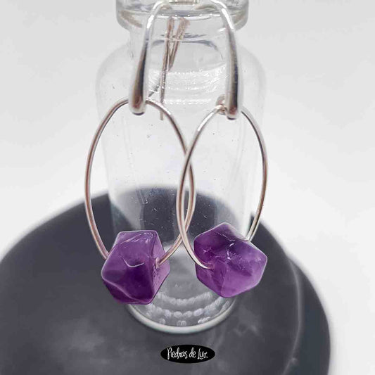 Pendientes Amatista