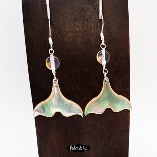 Pendientes cola de Ballena