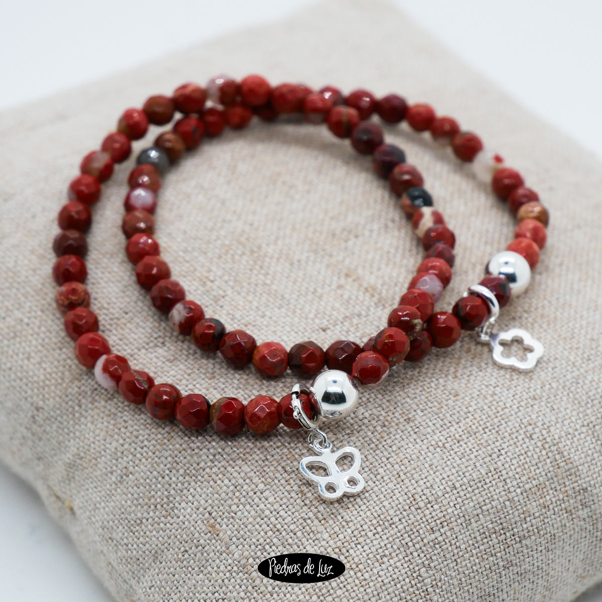 Pulsera elástica Jade facetado