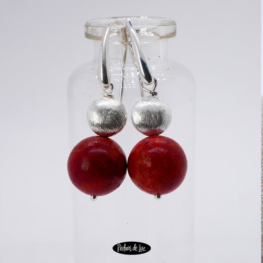 Pendientes Coral