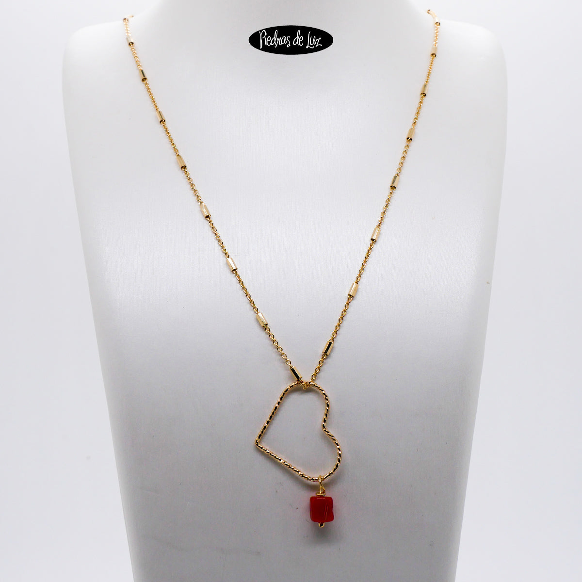 Gargantilla corazón Coral