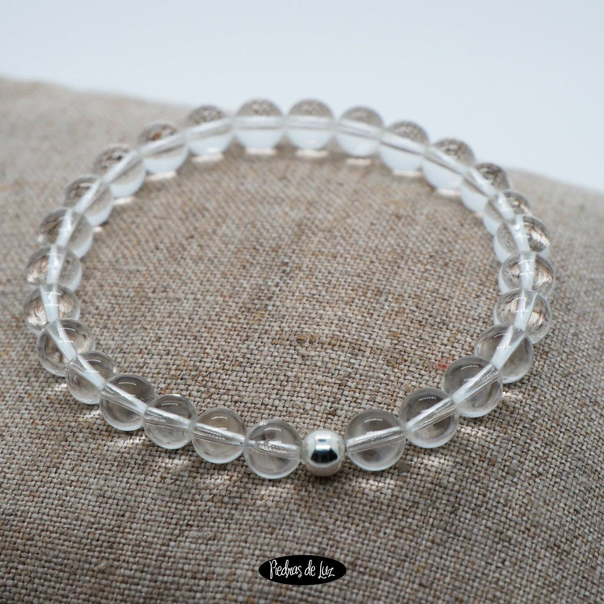 Pulsera elástica Cuarzo blanco