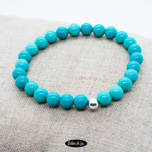 Pulsera elástica Turquesa Bola6