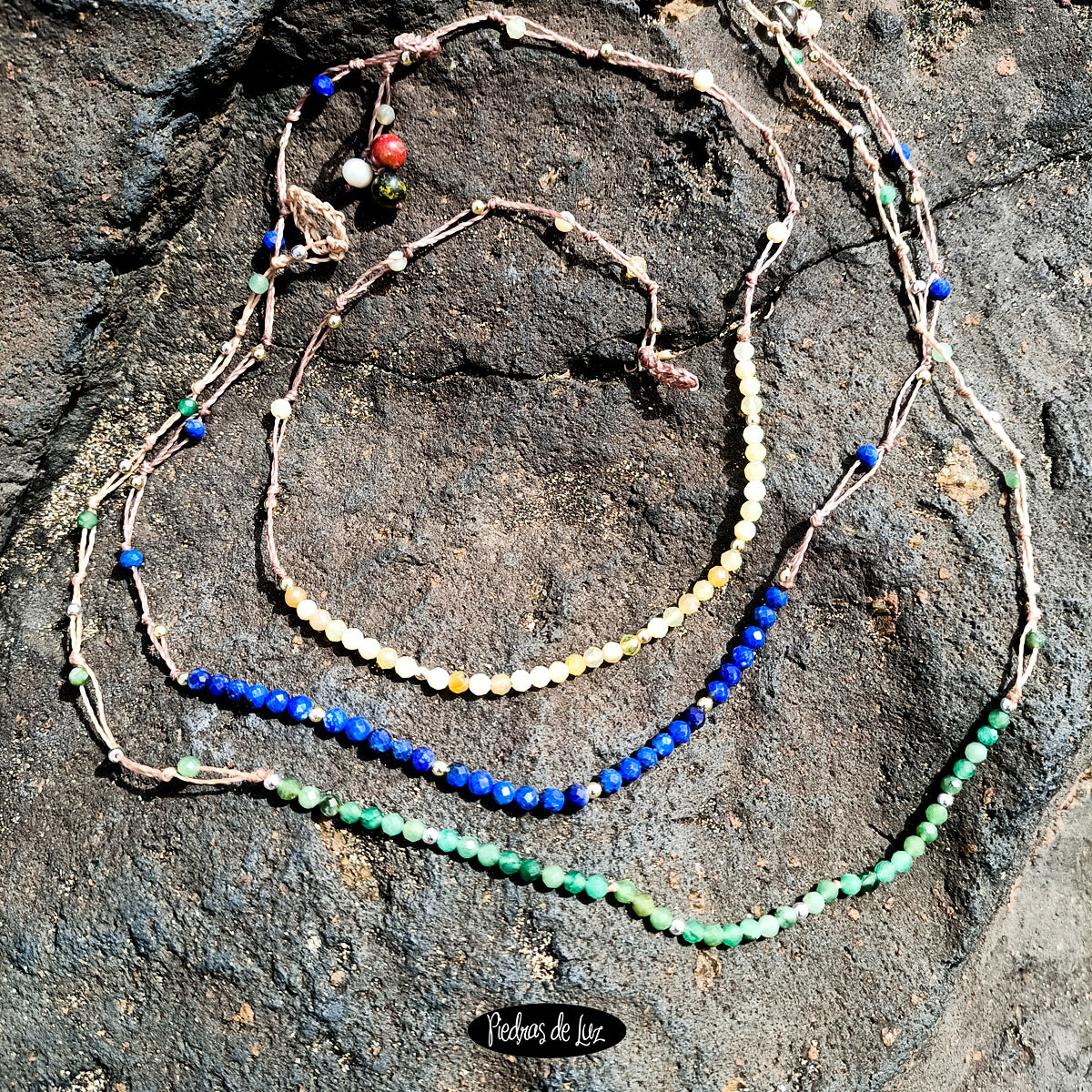 Gargantillas en Hilo Lapislázuli