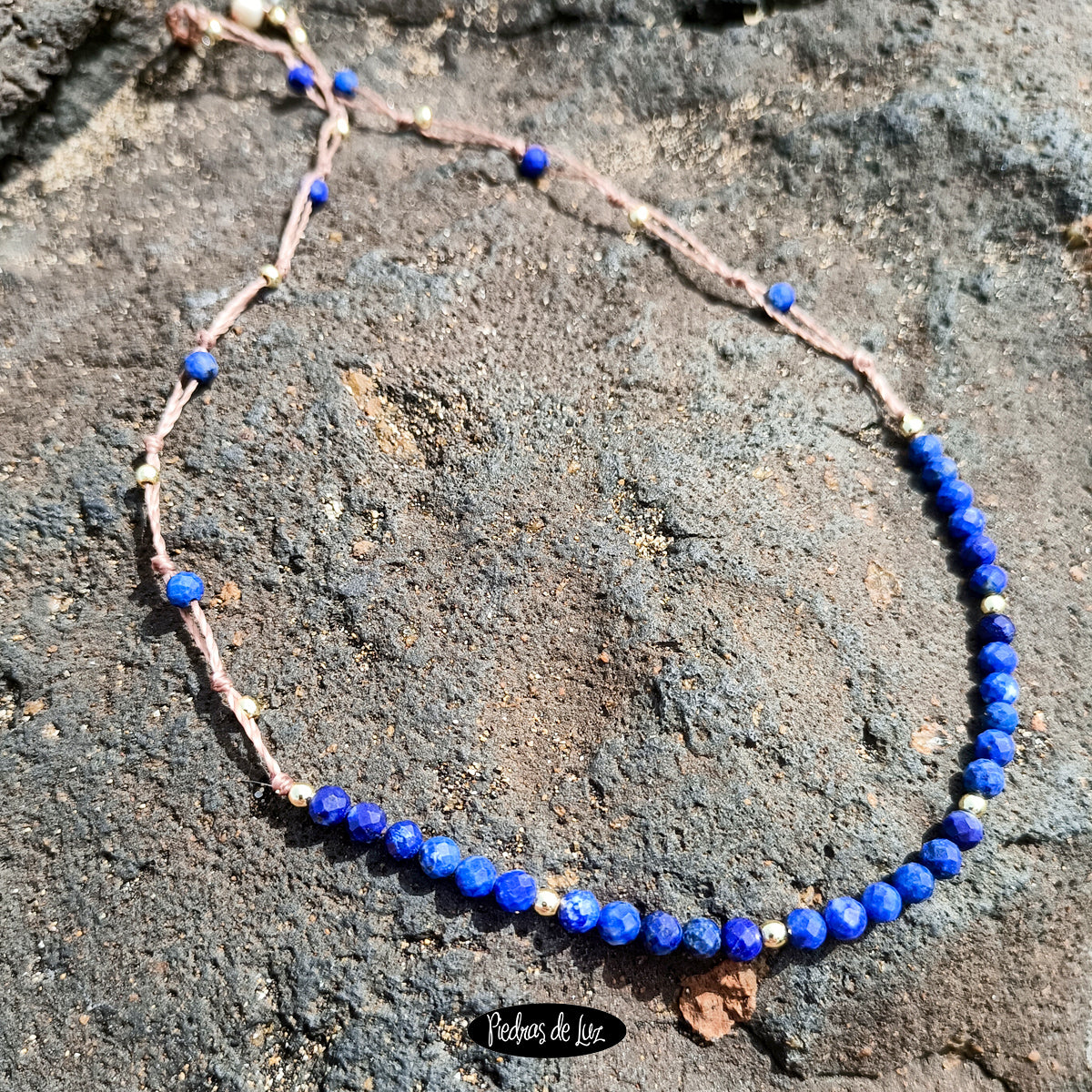 Gargantillas en Hilo Lapislázuli