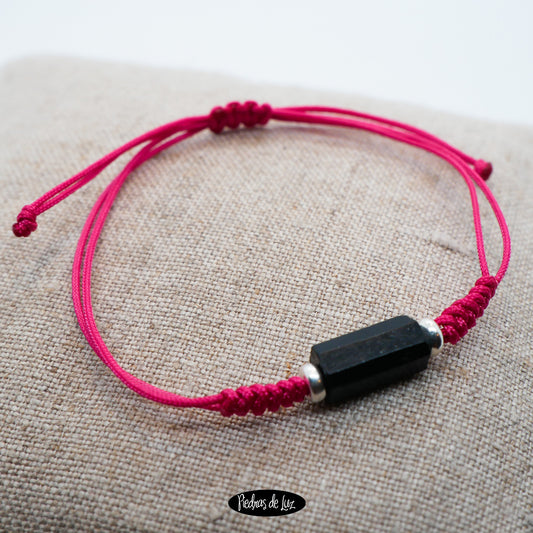 Pulsera hilo Rojo y Turmalina
